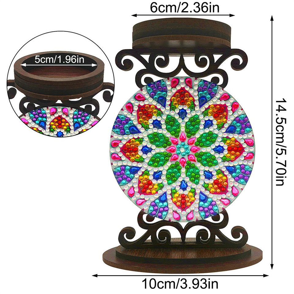 Flower candle holder Halloween - đánh giá và giá Art Craft Kit