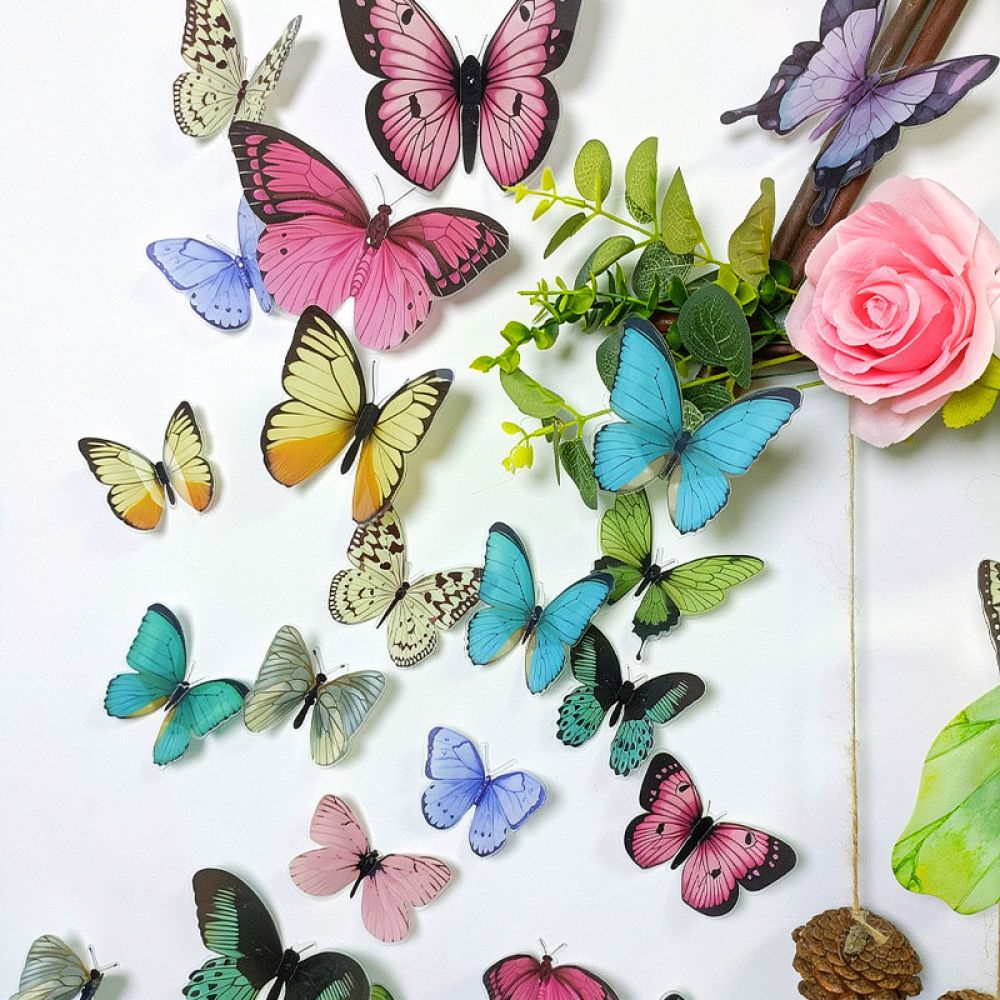 Artificial Butterfly PVC Wall  - đánh giá và giá Art And Craft For Nursery