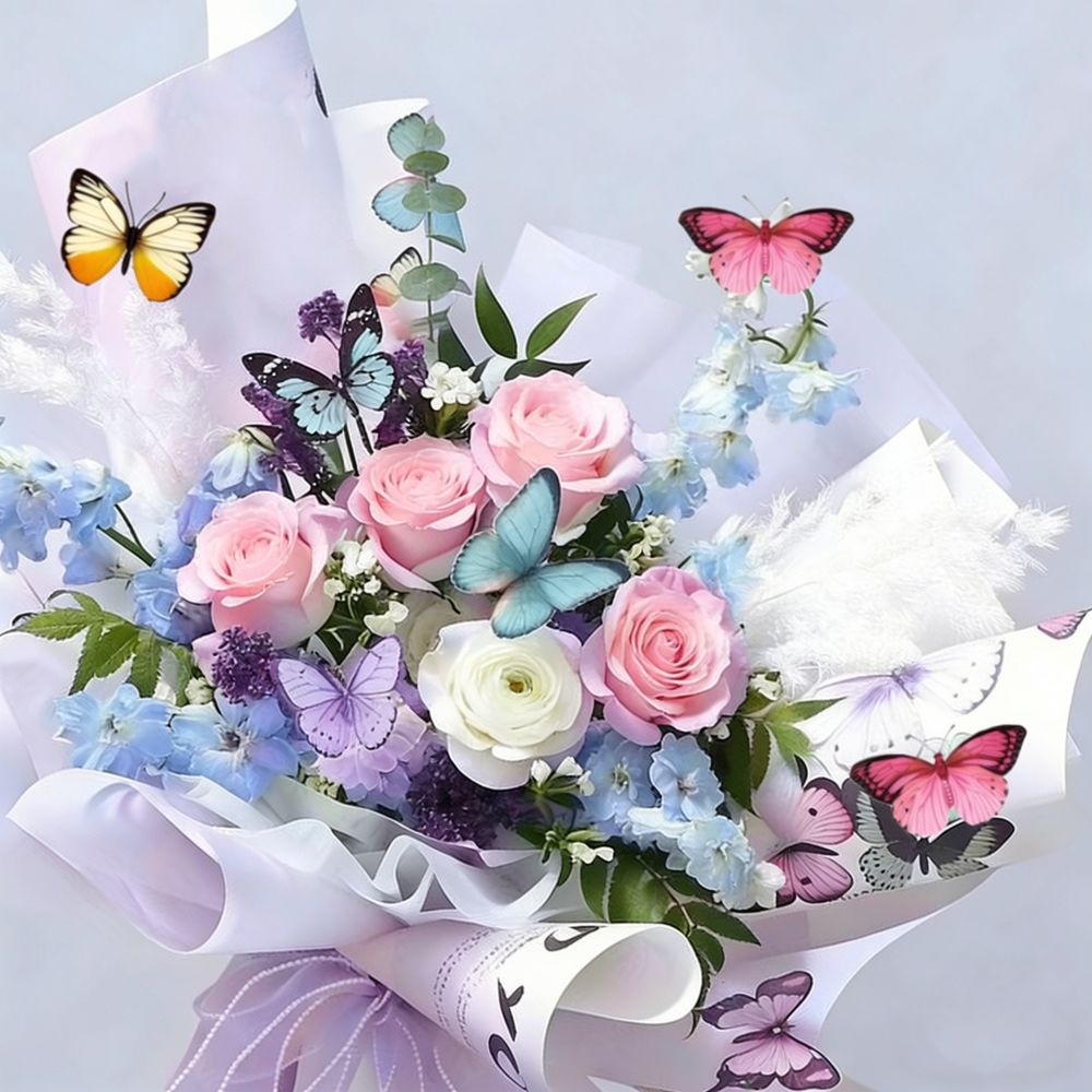 Artificial Butterfly PVC Wall  - đánh giá và giá Art And Craft For Nursery