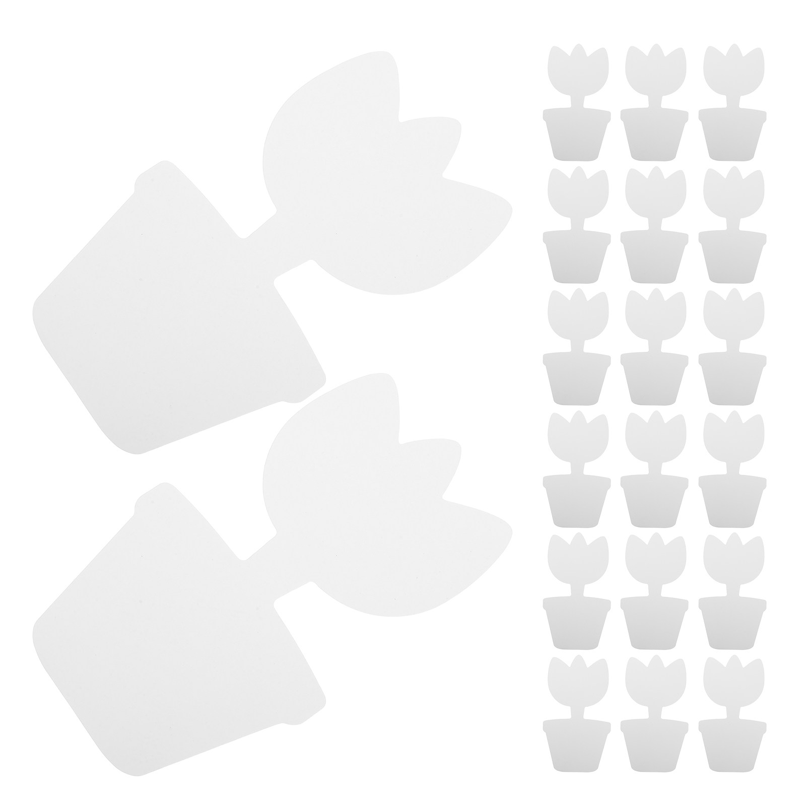 20Pcs DIY Unpainted Flower Pot - đánh giá và giá Art Craft Cardboard