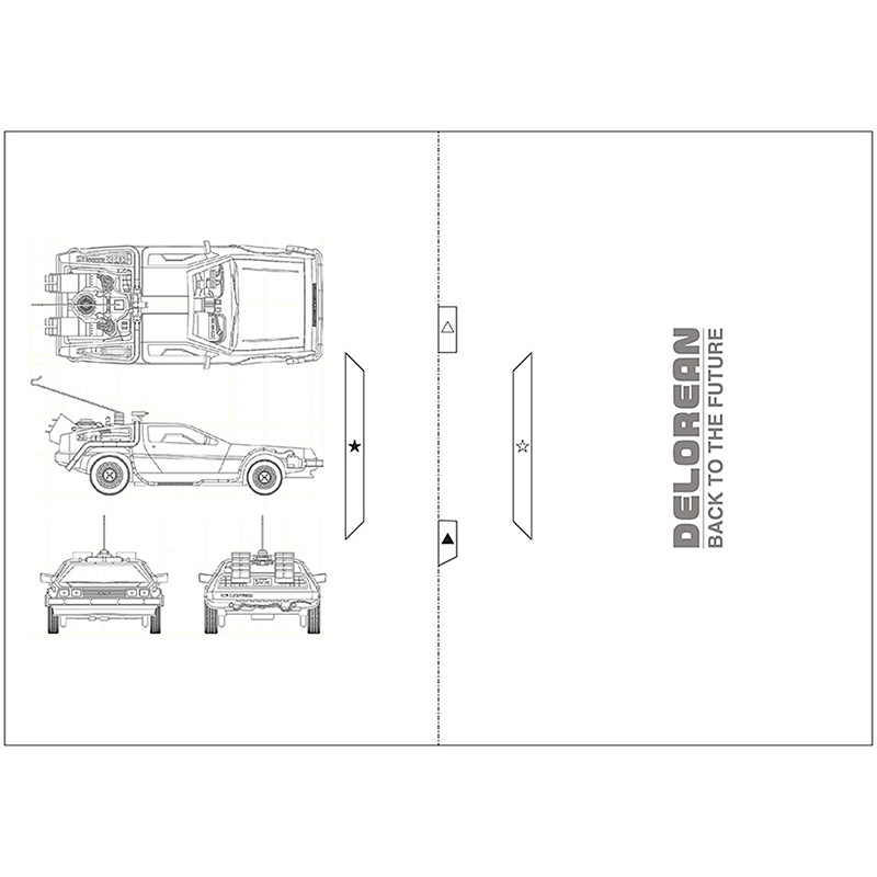 Trở Lại Tương Lai Bật Thẻ DMC- - đánh giá và giá Art Craft Cardboard