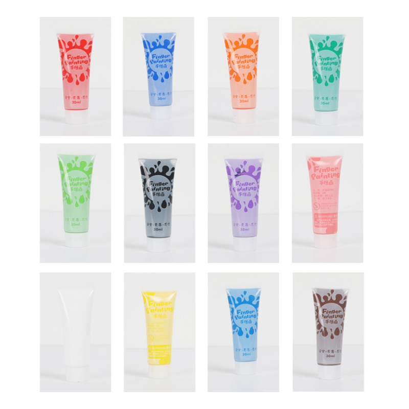 12 Color Finger Paint Children - đánh giá và giá Gouache Paint Set