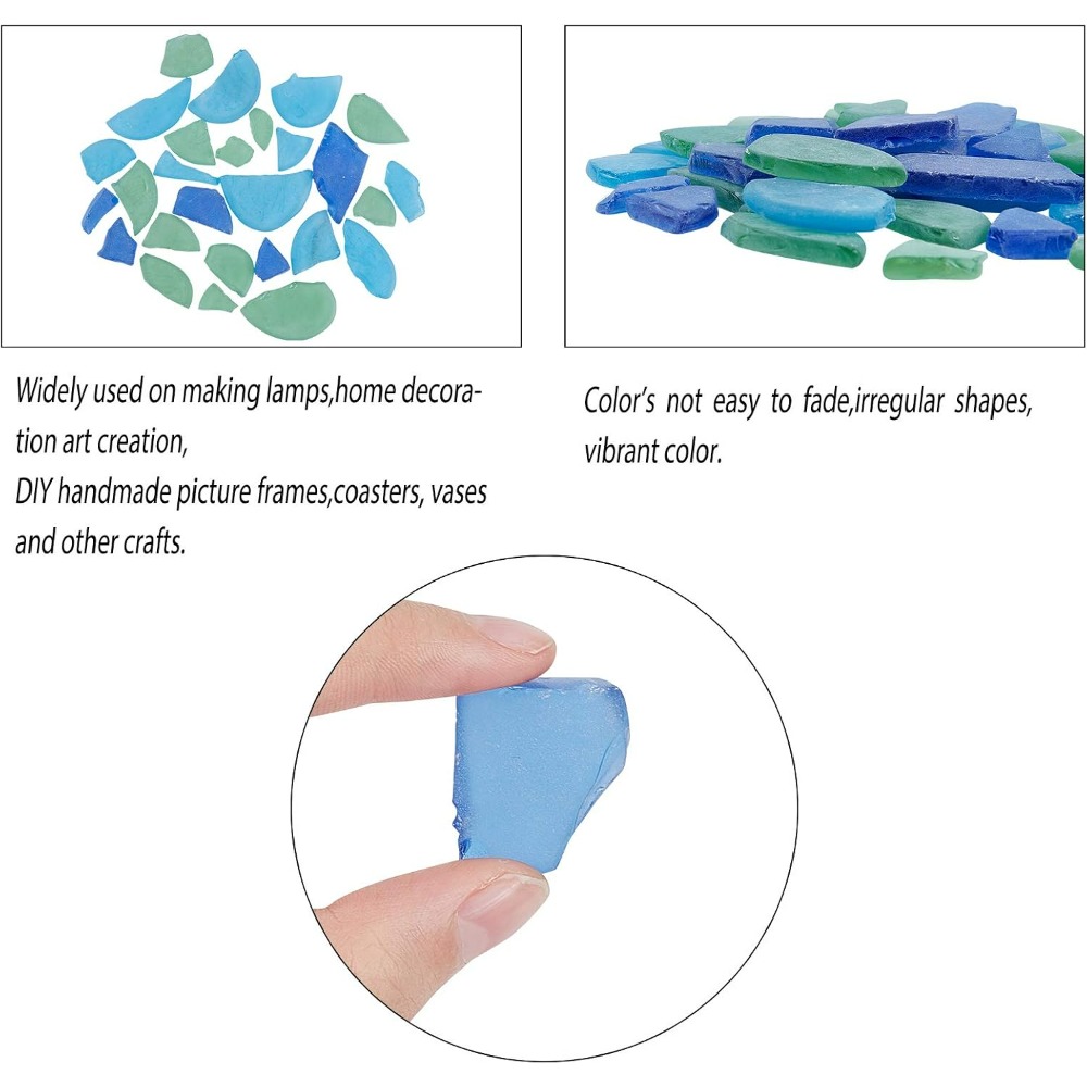3 Colors Glass Cobalt Blue Aqu - đánh giá và giá Art Craft Kit