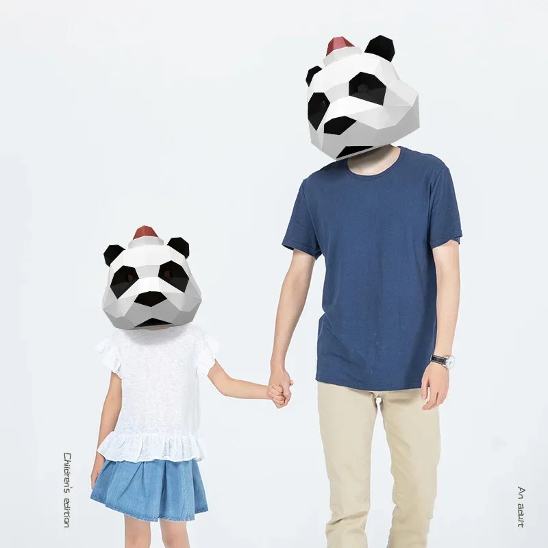 Christmas Panda Mask Paper Mod - đánh giá và giá Art Craft Cardboard