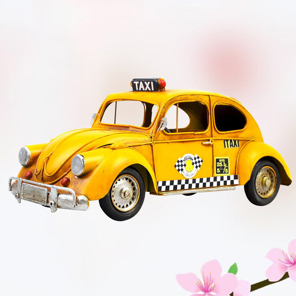 Metal Taxi Car Model Vintage T - đánh giá và giá Art Craft Bar