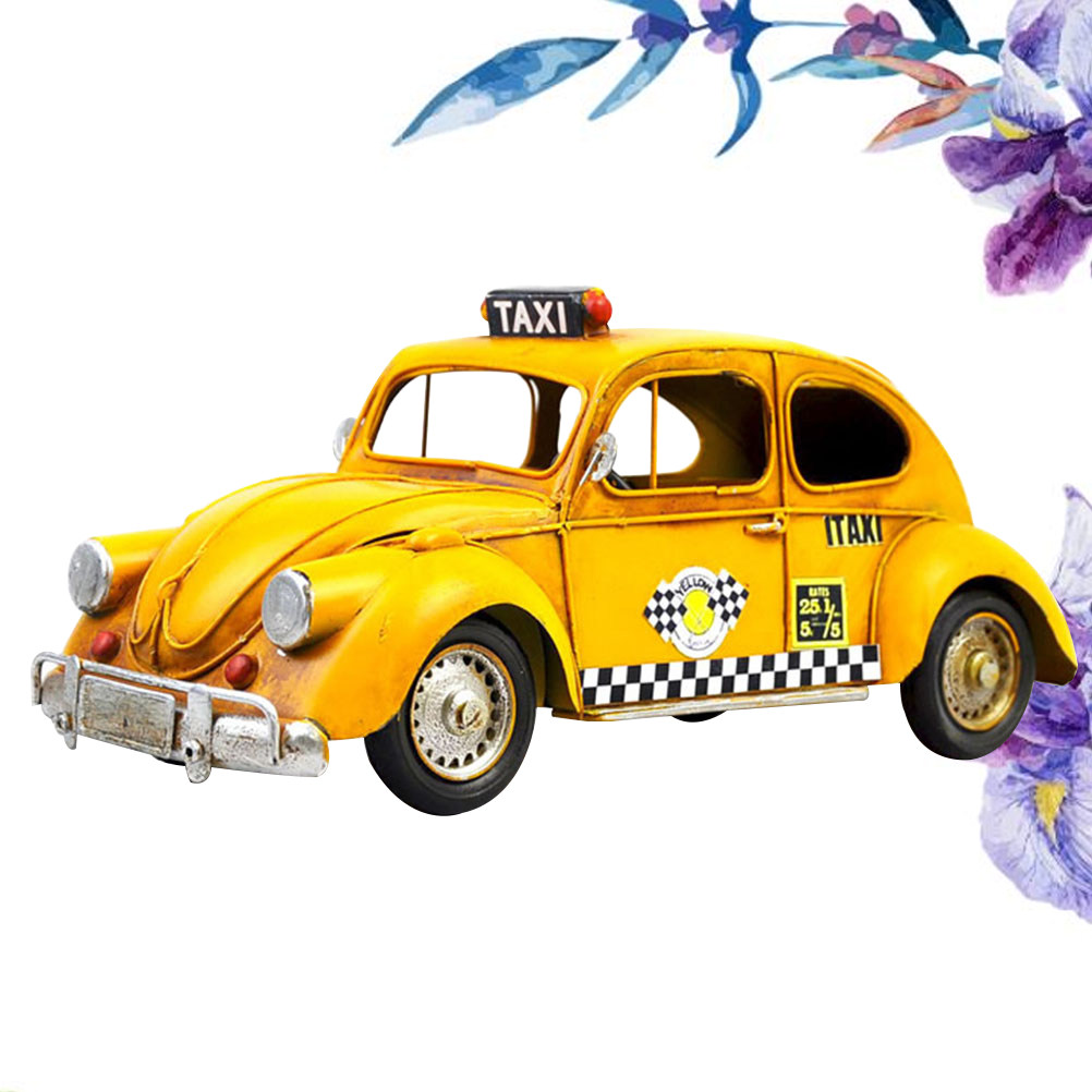 Metal Taxi Car Model Vintage T - đánh giá và giá Art Craft Bar