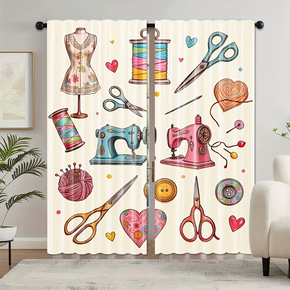 Sewing Craft Room Decor Curtai - đánh giá và giá Art And Craft For Nursery