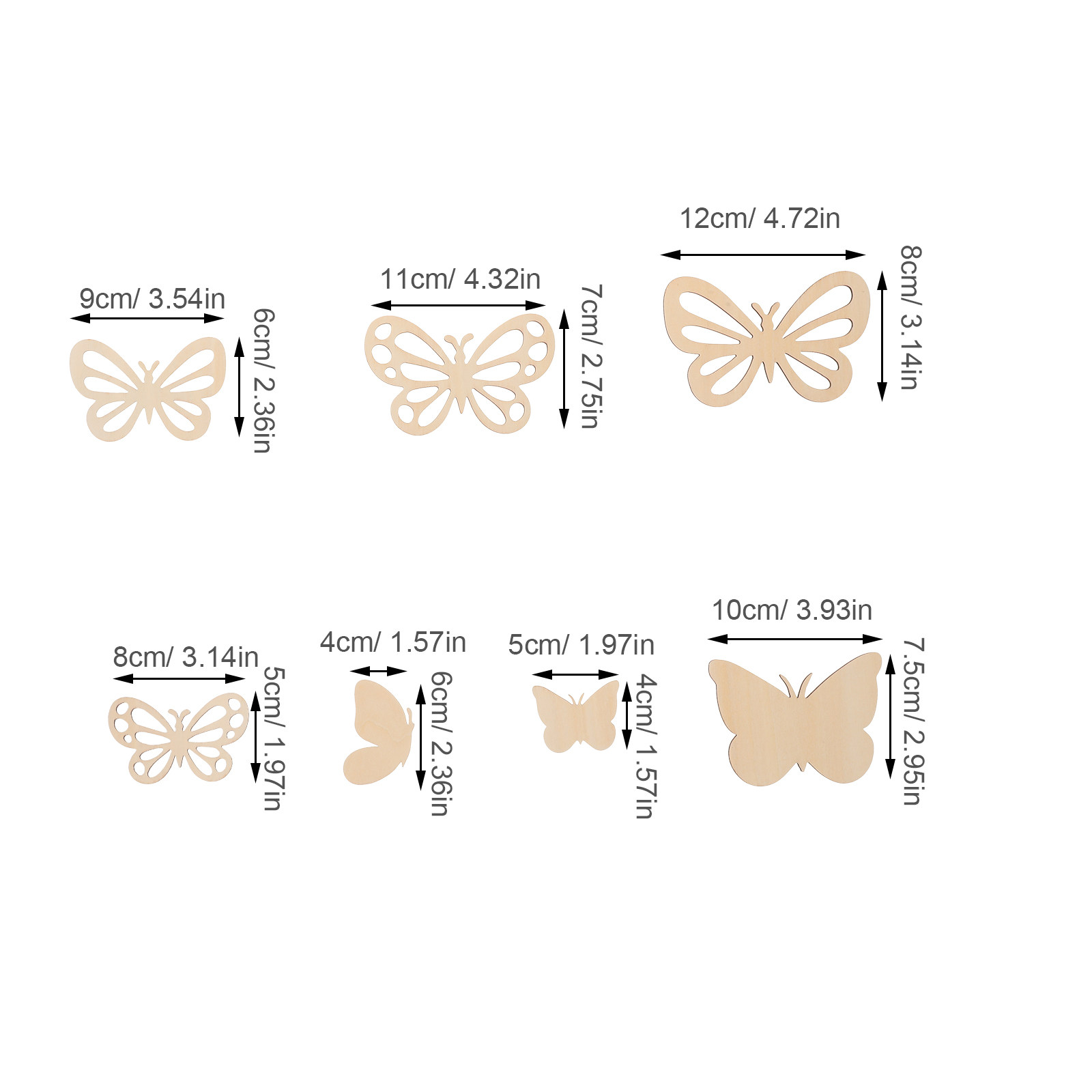 16Pcs Butterfly Wall Art Unfin - đánh giá và giá Art And Craft For Nursery