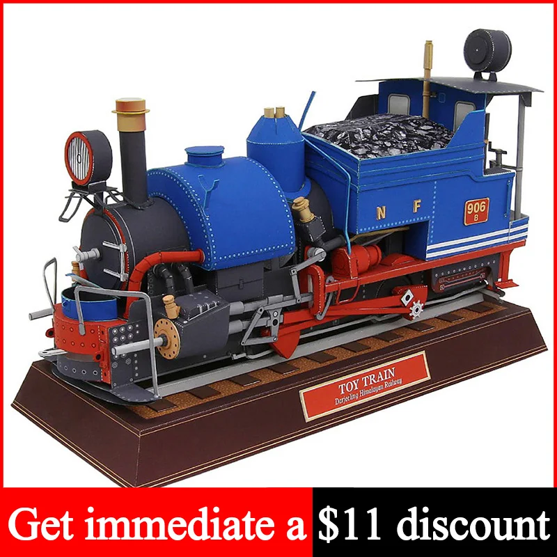 Classic Train Steam Locomotive - đánh giá và giá Art Craft Cardboard