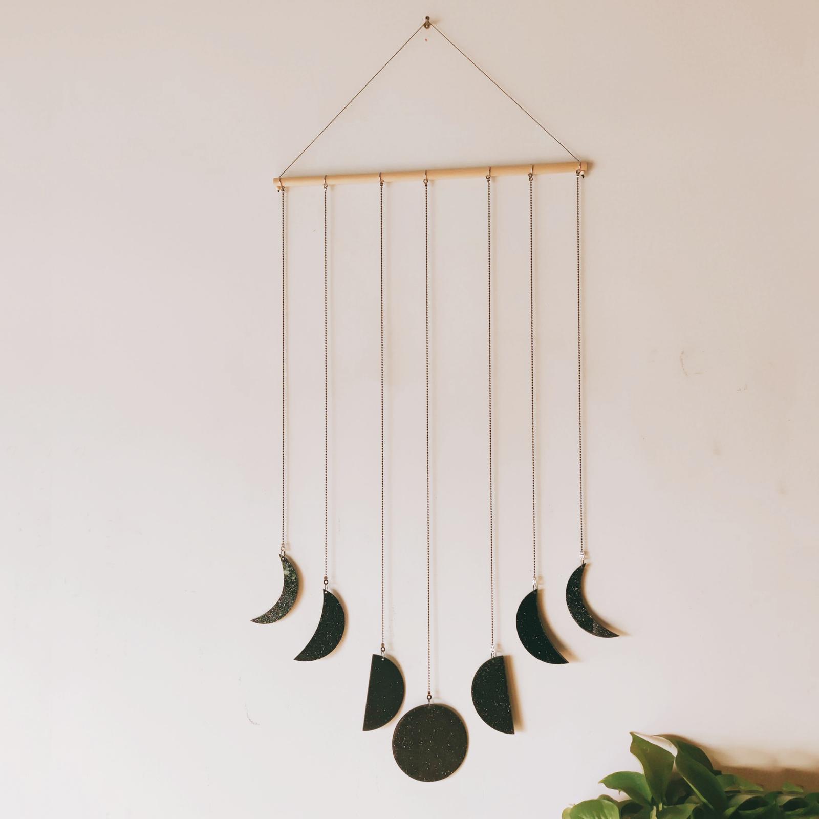 Moon Phase Wall Hanging Decor  - đánh giá và giá Art And Craft For Nursery