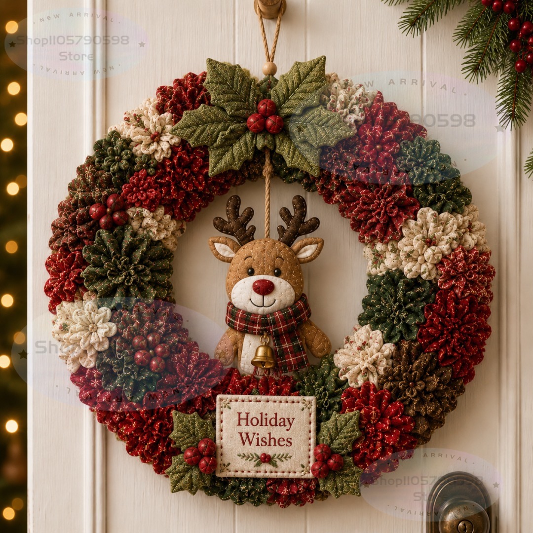 3D Fabric Poke Wreath DIY Kit, - đánh giá và giá Art Craft Kit
