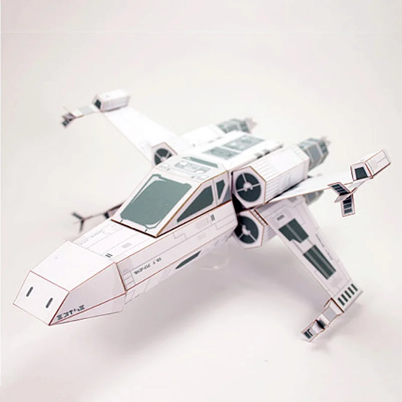 X-WING Fighter White Paper Mod - đánh giá và giá Art Craft Cardboard