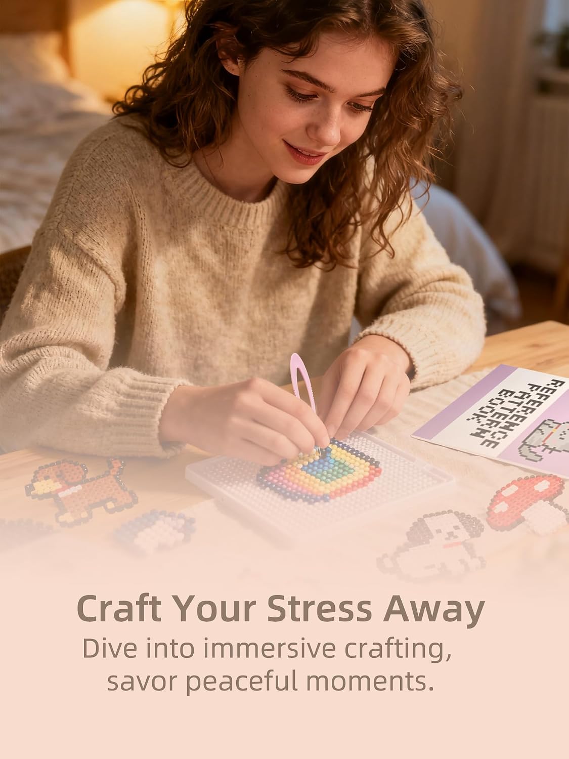 Fuse Beads Kit-Easy DIY-96 Col - đánh giá và giá Art Craft Kit